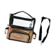 thumbnail image 4 of Bolsa de viaje para cosméticos, transparente, soporte para brochas de maquillaje, estuche de maquillaje profesional portátil de gran capacidad, estuch dorado, 4 of 9