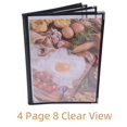 thumbnail image 5 of 4PCS Menu Cover, 8.5X11In, 4 Page 8 View for A4 Size Paper, Menu Book, 5 of 5