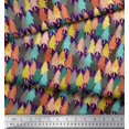 thumbnail image 3 of Soimoi Purple Cotton Voile Fabric Cedar Tree Printed Craft Fabric by the Yard 42 Inch Wide, 3 of 3