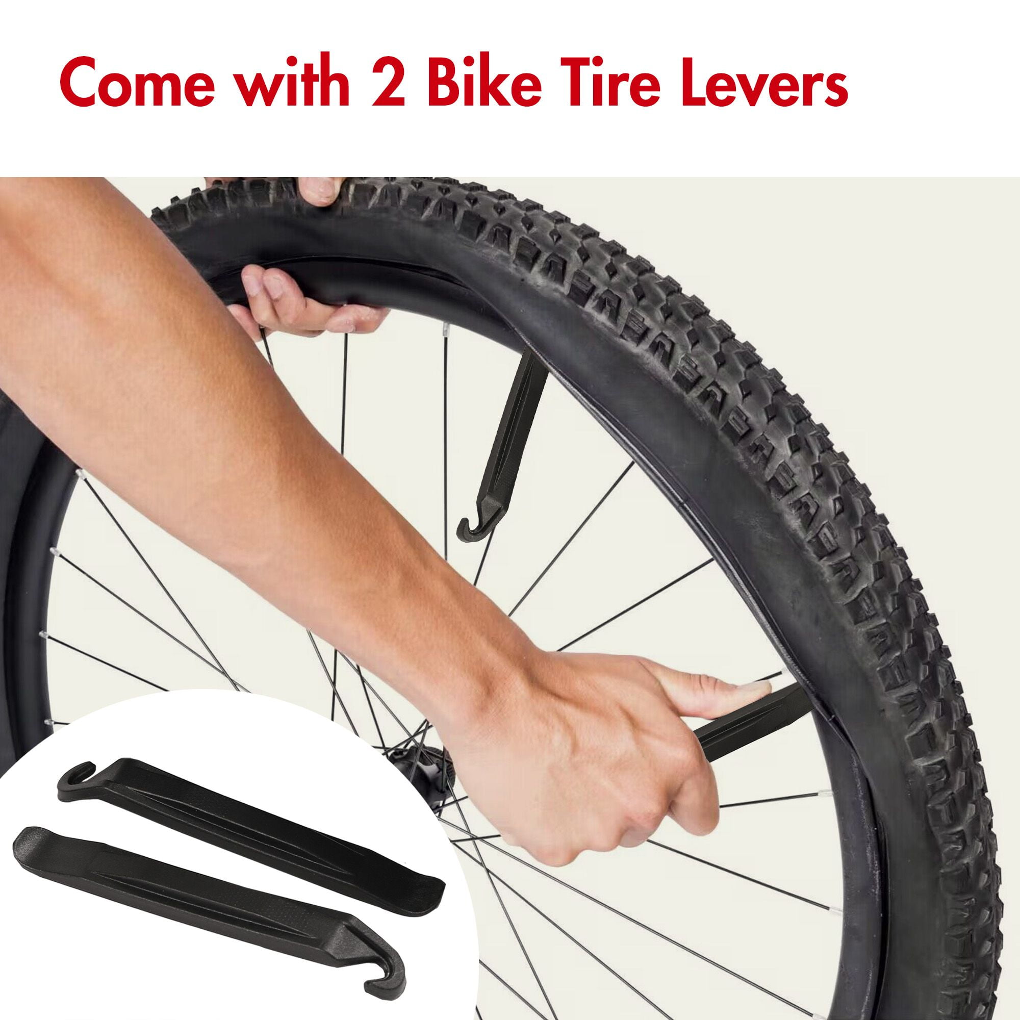 LotFancy 2Pcs 28" 700x35/37/38/40/42/43c Bike Inner Tubes, 40-622 28" x 1-5/8 x 1 1/2