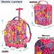 thumbnail image 2 of Mochila con ruedas + Lonchera Jworld SQbags Escolar Infantil Llantitas con luces, 2 of 7