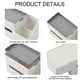 thumbnail image 3 of Caja para pañuelos de papel para sala de estar, mesa de té, cajón de papel, clasificación de artículos diversos, almacenamiento, caja de almacenamiento de plástico para control remoto, 3 of 6