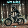 thumbnail image 5 of TST Electric Bike for Adults, 48V/15AH Battery, 20"x4" Fat Tire, 750W Motor EBike For Men, Tested to UL2849 Standard by SGS, 5 of 9