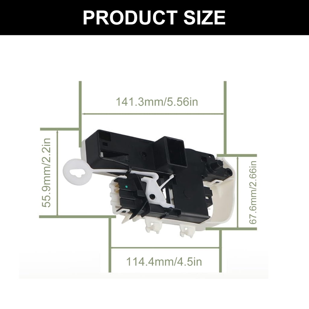 Heavy Duty Washing Machine Door Mechanism ABS Materials Easy Installation Front Load Washer Door Latches Assembly