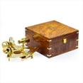 thumbnail image 2 of Large Brass Sextant W/Wooden Box - 10" - Nautical Navigation Collection, 2 of 6