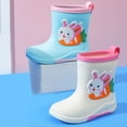 thumbnail image 4 of Landzoo Kids Shoes Short Rain Boots For Womens Ankle Rainboot Slip On Garden Boot Rubber Shoes Lightweight Cute Children's Rain Boots, 4 of 4
