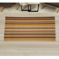 thumbnail image 1 of Pastel Decorative Rug, Vertically Striped Pattern Different Color Straight Lines Classic Old Fashioned, Quality Carpet for Bedroom Dorm and Living Room, 6 Sizes, Pale Caramel, by Ambesonne, 1 of 1