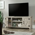 thumbnail image 3 of Sauder Select Farmhouse TV Stand for TVs up to 70", Chalked Chestnut Finish, 3 of 14