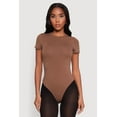 thumbnail image 2 of Womens Crew Neck Short Sleeve Bodysuit, 2 of 5