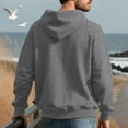 thumbnail image 5 of Men's Cable Knit Hoodies Casual Long Sleeve Sweatshirts Fashion Basic Tops Solid Color Hooded Winter Sweater Shirt (M, Dark Gray), 5 of 5