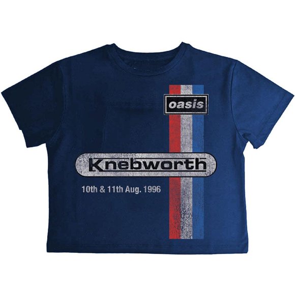Oasis Womens Knebworth '96 Crop Top