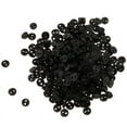 thumbnail image 2 of Set of 300 Pieces 4mm 2 Holes Round Mini Buttons Doll DIY Clothing Black, 2 of 6
