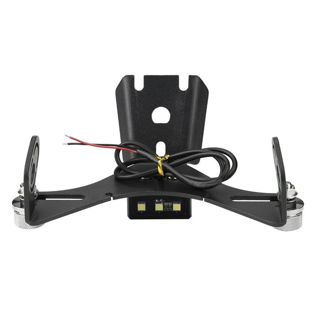 Soporte Eliminador De Guardabarros Trasero Soporte Para Matrícula De Motocicleta Con Luz LED Para R1 2015-2018