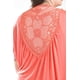 thumbnail image 4 of Cardigan con detalle de encanje Roman Fashion /Tallas Extras, 1434 (Coral) naranja claro 38, 4 of 6