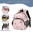thumbnail image 4 of ALAZA Cartoon Lion Giraffe Elephant Mini Backpack School Bookbag Age 3-7 Medium, 4 of 7