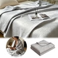 thumbnail image 2 of XINGAG 39x59in Summer Warm Cool Blanket, Double-sided Warm And Cool Bed Blanket, Comfortable Temperature Regulation for Sleepers, Multi-use Life Blanket, Sofa Throw Blanket, 150x100cm, 2 of 5