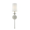 thumbnail image 2 of 1 Light Wall Sconce Frame Finish Brushed Nickel, 2 of 3