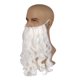 thumbnail image 3 of Naiovety 2 uds peluca de Papá Noel barba mascarada decoración accesorio de ropa accesorios de vestuario decoración de fiesta suministros Kits de decoración para fiestas Naiovety HA075114-01, 3 of 6