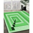 thumbnail image 2 of Ahgly Company Indoor Rectangle Patterned Stoplight Go Green Area Rugs, 8' x 12', 2 of 6