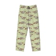 thumbnail image 4 of Xecao Twig Sloth Men's Straight Lounge Pajama Pants: The Ultimate in Comfortable Sleepwear, 4 of 9