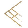 thumbnail image 3 of Eyebrow Measurement Sliding Eyebrow Ruler Stainless Steel Eyebrow Make up Tool Eyebrow Shaping(Gold), 3 of 8