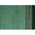 thumbnail image 1 of Ahgly Company Machine Washable Indoor Rectangle Abstract Turquoise Blue Modern Area Rugs, 2' x 4', 1 of 4