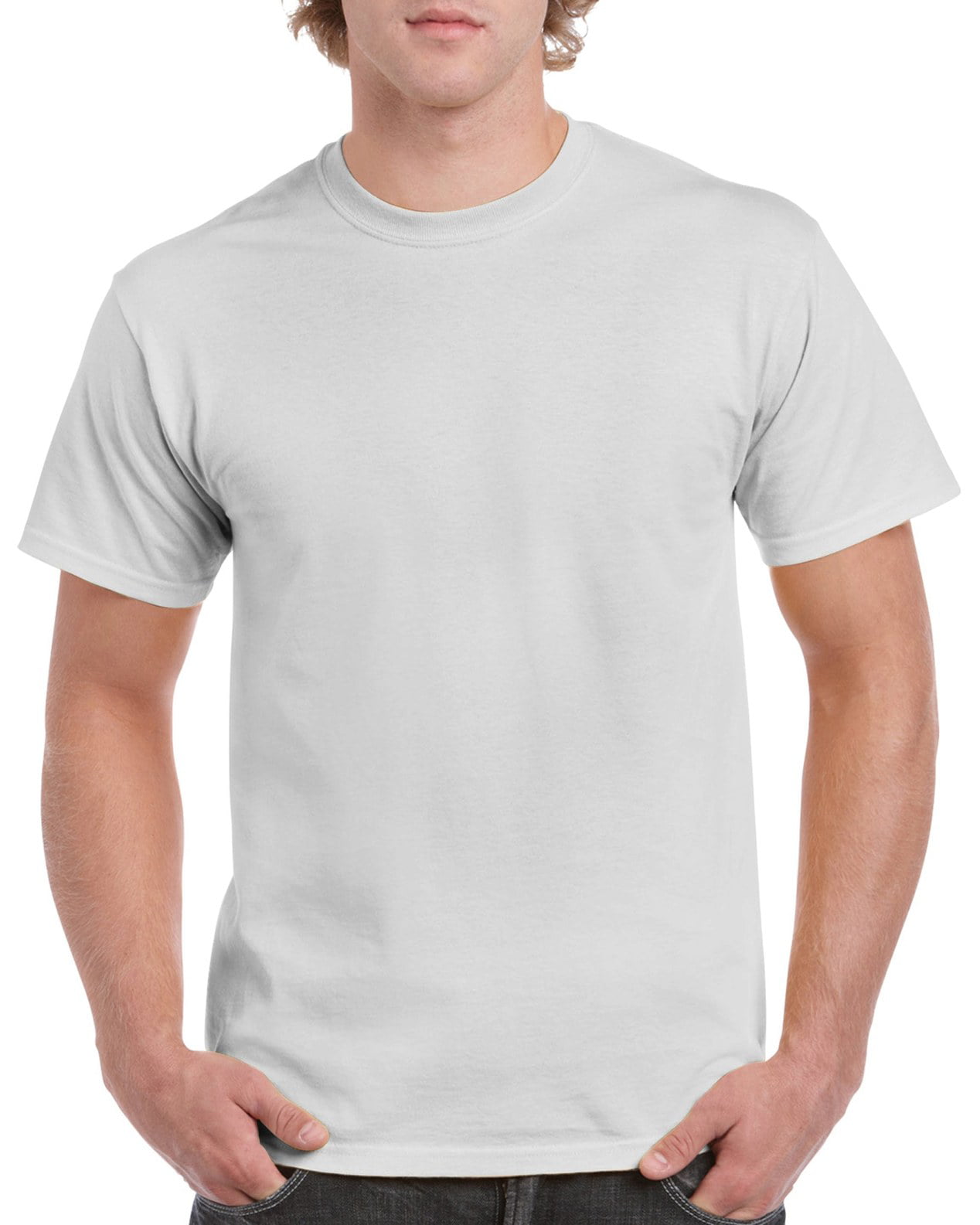 Gildan Adult Heavy Cotton T-Shirt Ice Grey 3XL 