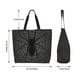 thumbnail image 5 of Balery Black Spider On Web 1 Bolsa Tote Estilo Estético con Cremalleras, Bolsa de Hombro, Bolsa de Compras Grande y Plegable, 5 of 8