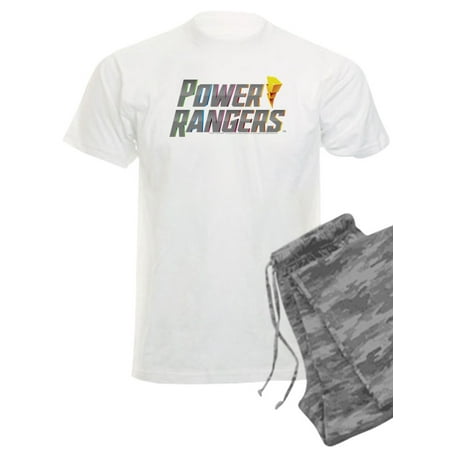 

CafePress - Power Rangers Stacked Logo - Men s Light Pajamas