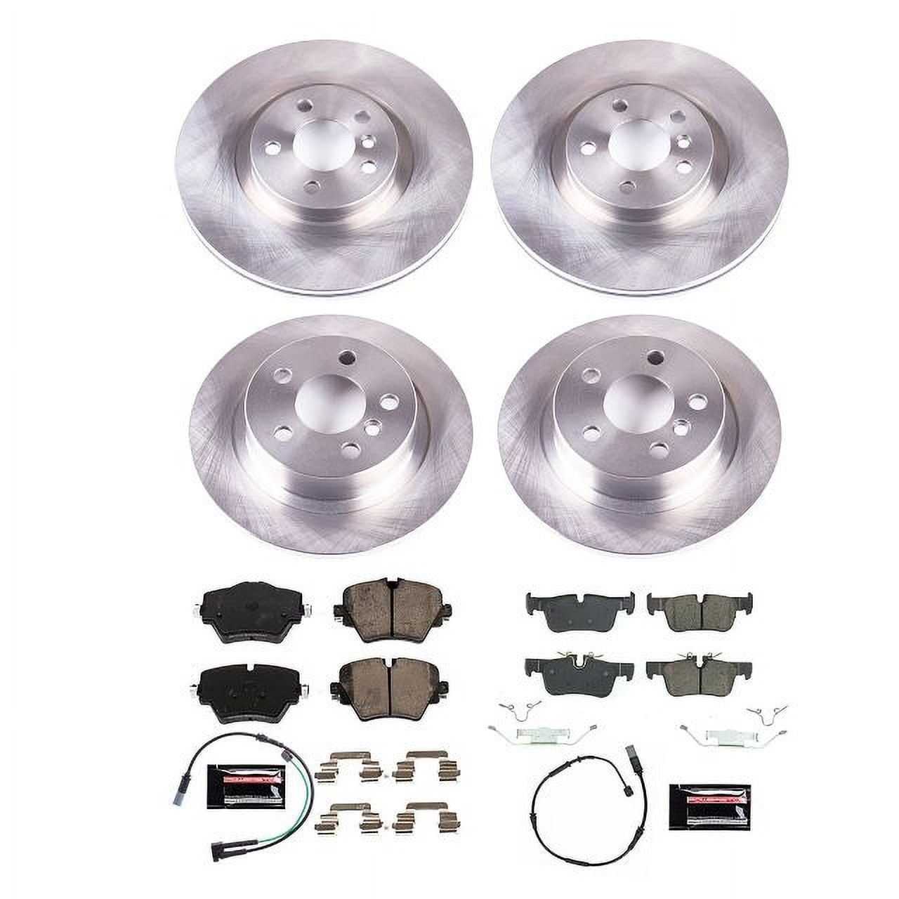 PowerStop Front and Rear Stock Replacement Brake Pad and Rotor Kit Fits: MINI COOPER Select Models KOE8909