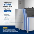 thumbnail image 5 of ROVSUN 400LBS/24H Commercial Ice Maker Machine, Commercial Ice Machine with LCD Touch Control Panel, Automatic Cleaning & 265LBS Storage Bin for Restaurant Bar Coffee Shop Home Supermarket, 5 of 9