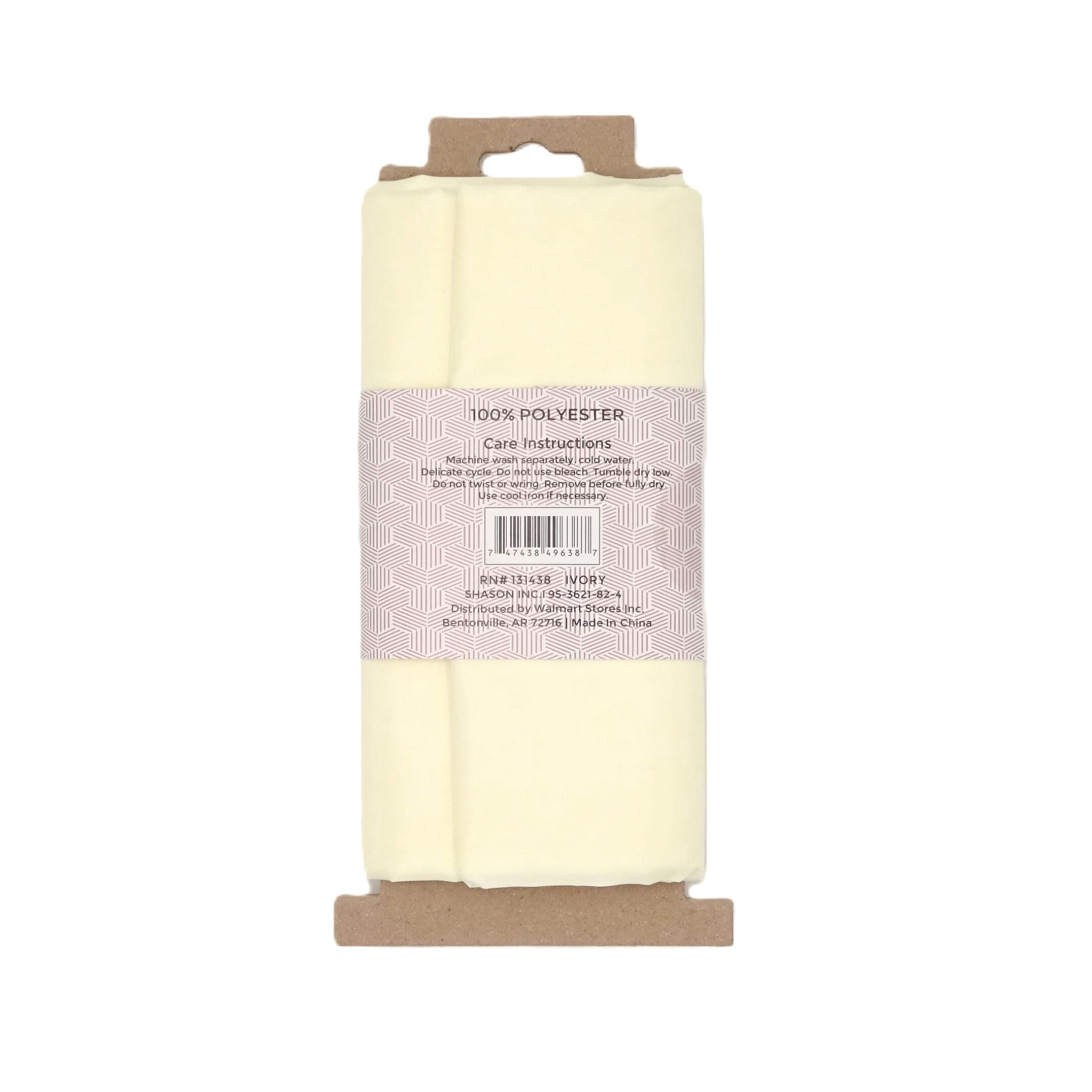 (3 pack) Shason Textile 58/60” Wide Lining 2 Yards Precut Fabric, Ivory