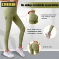 thumbnail image 4 of [CMENIN Girl] Pantalones Deportivos Para Mujer De Yoga Largos Y0016, 4 of 4