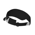 thumbnail image 2 of Balery Black White Fluid Sculpture Gorra deportiva con visera ajustable para mujer y hombre (talla única), 2 of 7