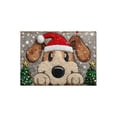 thumbnail image 6 of Christmas Doormat Festive Holiday Mat with Animal Designs for Entrance Welcome Mat Syoung manproof Absorbent Fast-Dry Bath Rug（C), 6 of 6