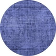thumbnail image 1 of Ahgly Company Machine Washable Indoor Round Persian Blue Traditional Area Rugs, 8' Round, 1 of 4