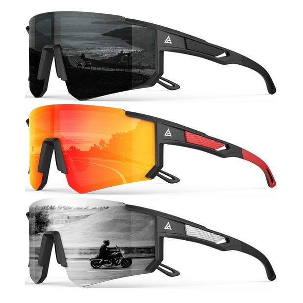 Gafas de Sol Deportivas QALLY Polarizadas con Protección UV400 para Hombre