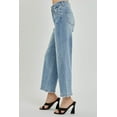 thumbnail image 3 of Risen Jeans - High Rise Wide Leg Cropped Jeans in Vintage Indigo (27" Inseam) - RDP5531, 3 of 9