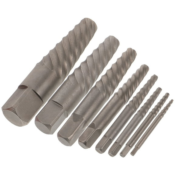 OUNONA  Stripped Screw Extractor Kit Bolt Remover Damaged Extraction Pipe