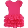 thumbnail image 4 of Robe Fille Pêche Rose Tulle Tutu Danse Fête Enfants 4 Ans, 4 of 4