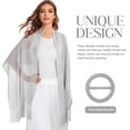 thumbnail image 4 of Chales y envolturas para mujer, vestidos de noche, boda, fiesta con borla, 4 of 5