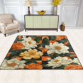 thumbnail image 2 of Yayeee Area Rugs for Living Room 5.2'x4' Non Slip Washable Bedroom Floor Carpet, Bright Floral, 2 of 5