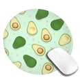 thumbnail image 2 of Disketp Avocado Small Mouse Pad 7.9x7.9 Inches,Washable Round Mousepad For Office Laptop Computer,Non-Slip Rubber Base Mouse Pads For Wireless Mouse, 2 of 9