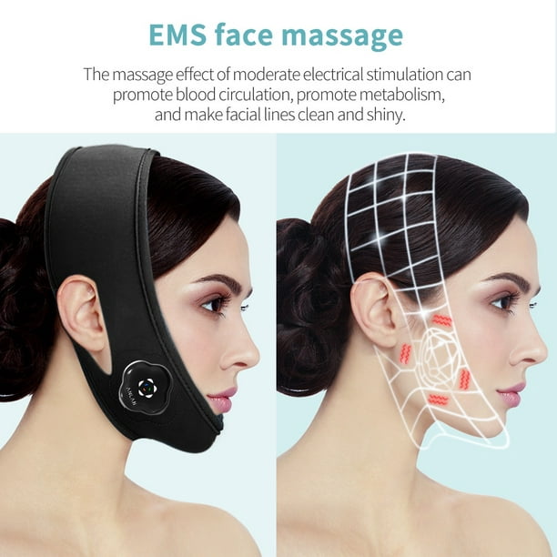 ANLAN EMS Elastic Face Slimming Bandage EMS Facial Lifting V Line