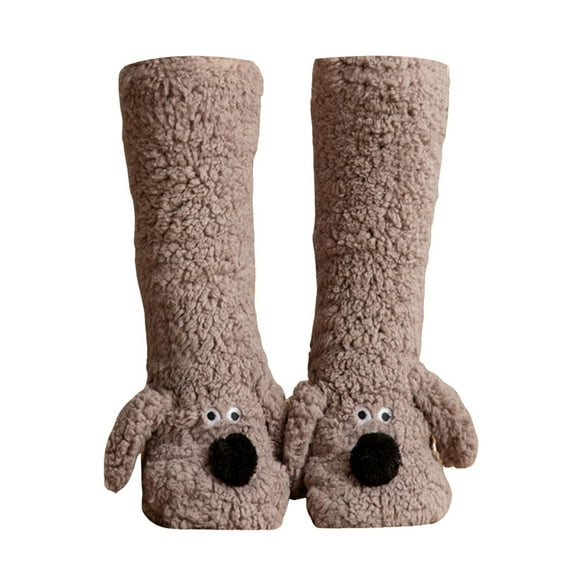 Ultra Soft Microfiber Winter Slipper Socks for Men and Women Cozy Thermal Lined House Booties for Indoor Comfort