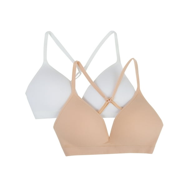 Fruit of the Loom - Fruit of the Loom Girls Seamless Soft Cup Bra 2 ...