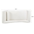 thumbnail image 6 of Chaise Lounge With Scroll Arms, Soft Upholstery, High Rebound Sponge, Stable Birch Legs, Elegant Appearance, 67.16"w X 28.52"h 27.89"d, 6 of 6
