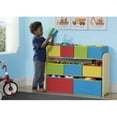 thumbnail image 2 of Delta Children TB84752GN Organisateur de Jouets Multicolore de Luxe avec Bacs de Rangement, 2 of 5