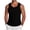 Black, variant on JTSRKL Crewneck Curved Hem Tank Tops for Men UPF Sun Protection Quick Dry Shirts Muscle Fit Gym Training Summer Sleeveless Tops