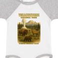 thumbnail image 4 of Inktastic Yellowstone National Park Wildlife Vintage Poster Boys or Girls Baby Bodysuit, 4 of 5